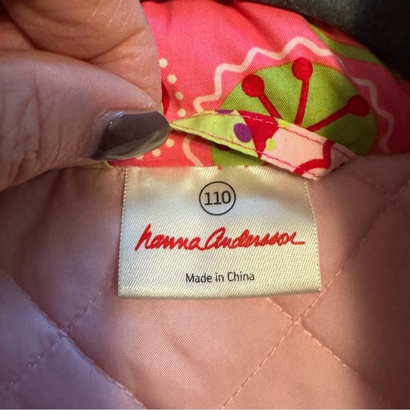 Hanna Andersson Pink Floral Winter Jacket - Picture 6 of 9